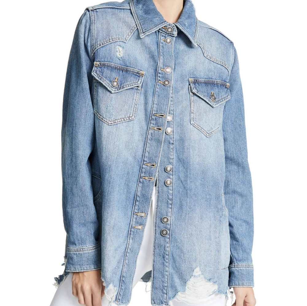 Free People "Moonchild" Shirt Jacket - Picture 5 of 8